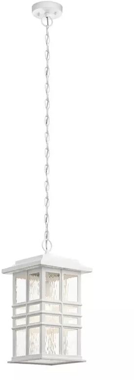 Elstead Lighting Beacon Square lampe suspendue 1x60 W blanc KL-BEACON-SQUARE8-WHT