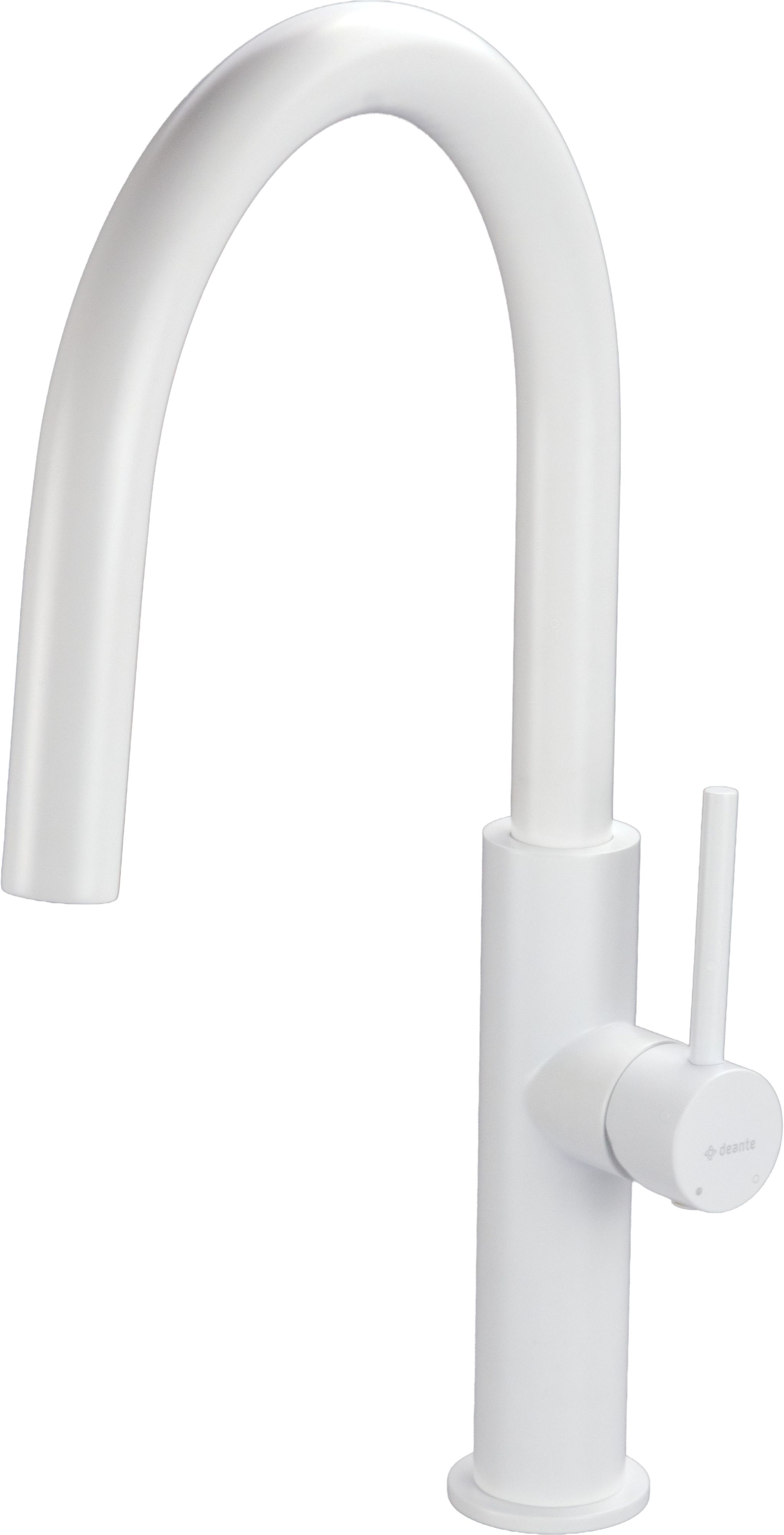 Deante Evora mitigeur de cuisine sur pied blanc BQJ_A62M