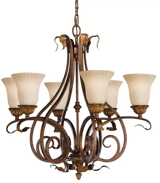 Elstead Lighting Sonoma Valley lampe suspendue 6x60 W FE-SONOMAVALLEY6