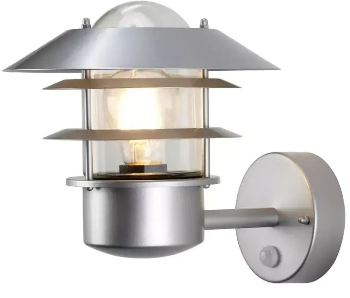 Elstead Lighting Helsingor applique murale extérieure 1x60 W argenté HELSINGOR-PIR