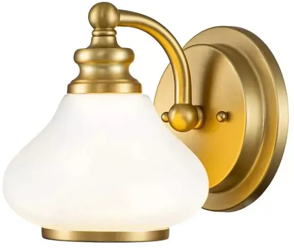 Elstead Lighting Ainsley applique murale 1x3 W laiton HK-AINSLEY1-BATH-BB