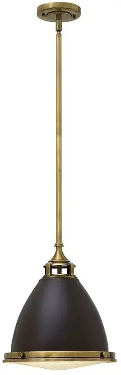 Elstead Lighting Amelia lampe suspendue 1x60 W marron HK-AMELIA-P-M-RB