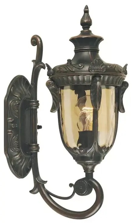 Elstead Lighting Philadelphia applique murale extérieure 1x60 W marron PH1-S-OB