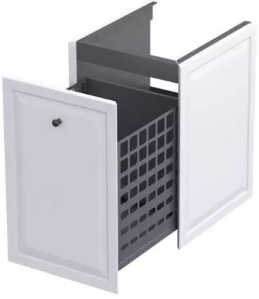 Oristo Montebianco armoire 40x45.9x60.3 cm latérale suspendue blanc OR47-SN1S-40-2