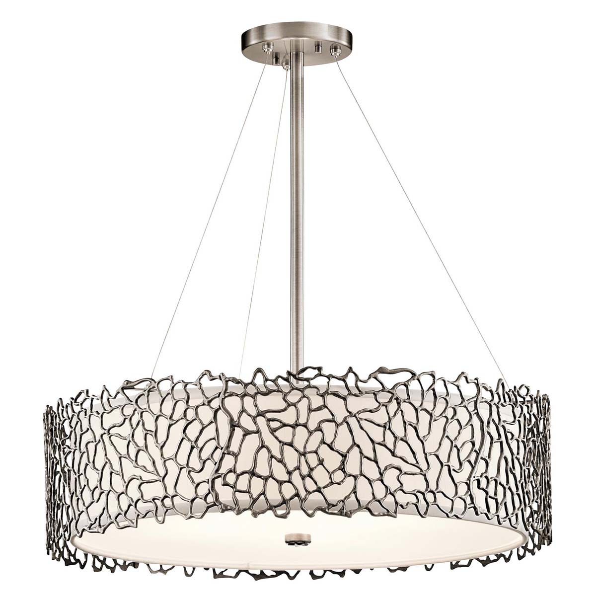 Elstead Lighting Silver Coral lampe suspendue 4x60 W KL-SILVER-CORAL-P-B