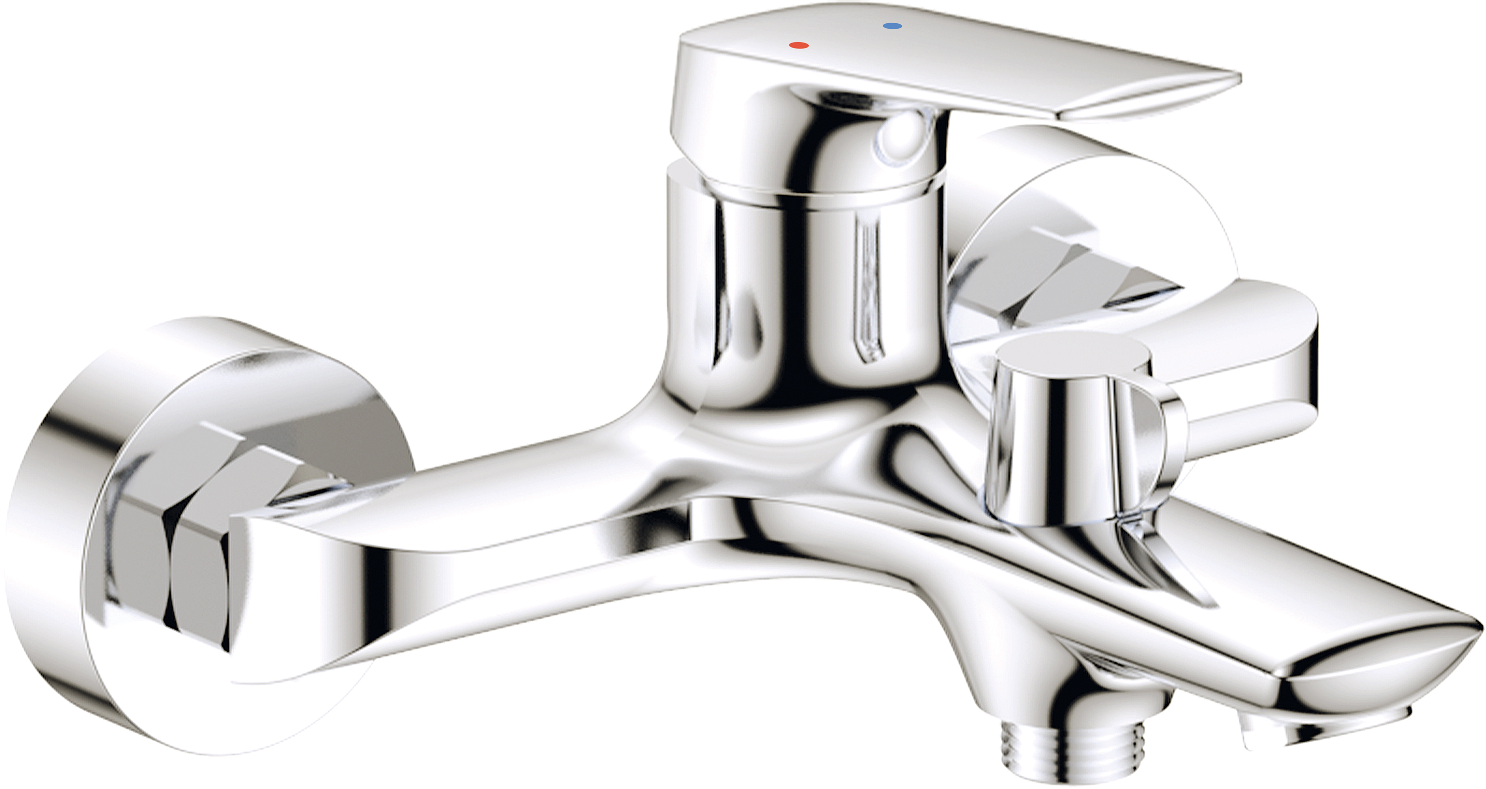 Deante Sano mitigeur bain-douche murale chrome BLN_010M