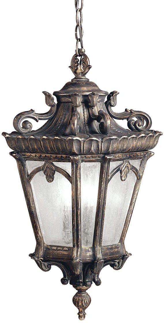 Elstead Lighting Tournai suspension extérieure 3x60 W gris-marron KL-TOURNAI8-XL