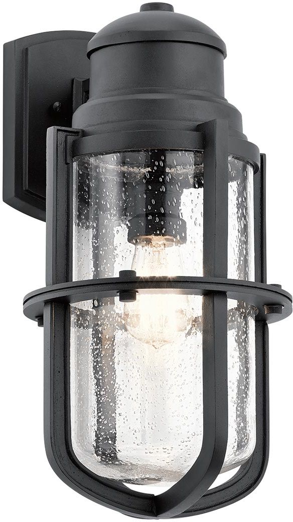 Elstead Lighting Suri applique murale extérieure 1x60 W noir KL-SURI-L
