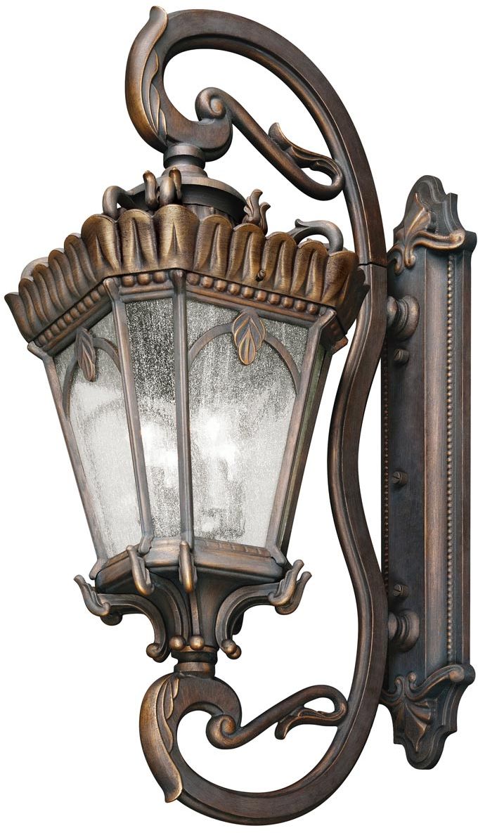 Elstead Lighting Tournai applique murale extérieure 4x60 W gris-marron KL-TOURNAI1G-XL