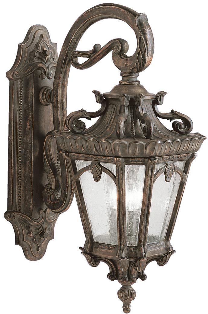 Elstead Lighting Tournai applique murale extérieure 3x60 W gris-marron KL-TOURNAI2-XL
