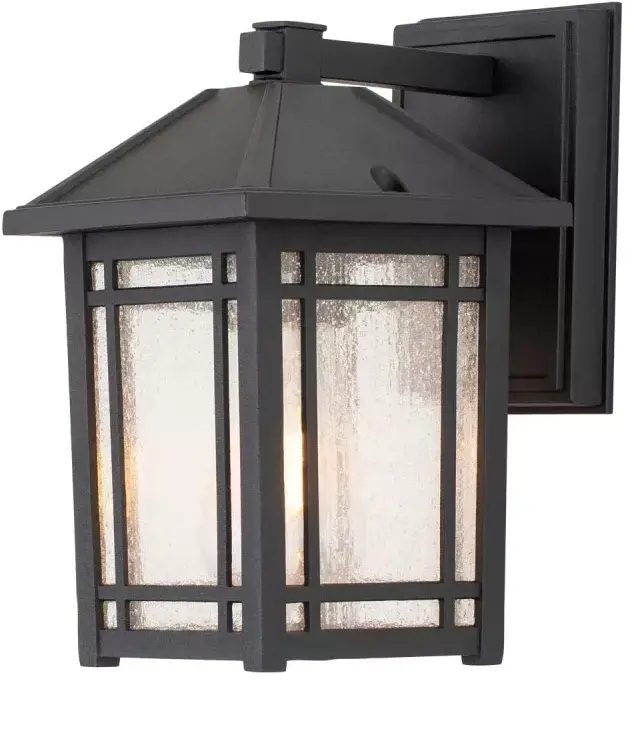 Elstead Lighting Cedar Point applique murale extérieure 1x60 W noir QZ-CEDAR-POINT-S-BK