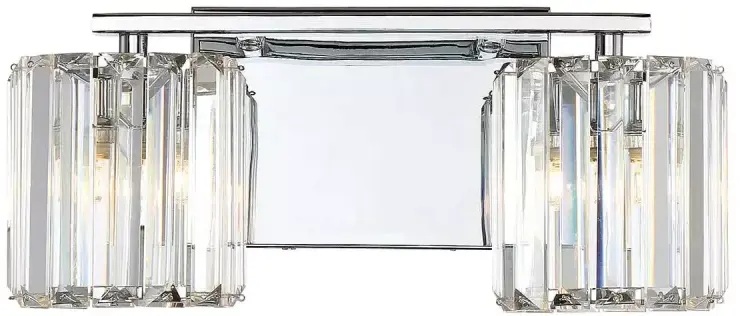 Elstead Lighting Divine applique murale 2x3 W chrome QZ-DIVINE2-PC-BATH