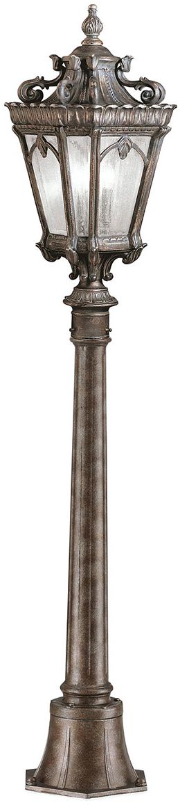 Elstead Lighting Tournai lampadaire extérieur 1x60 W gris-marron KL-TOURNAI4-M