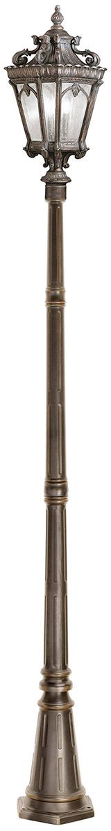 Elstead Lighting Tournai lampadaire extérieur 3x60 W gris-marron KL-TOURNAI-5XL