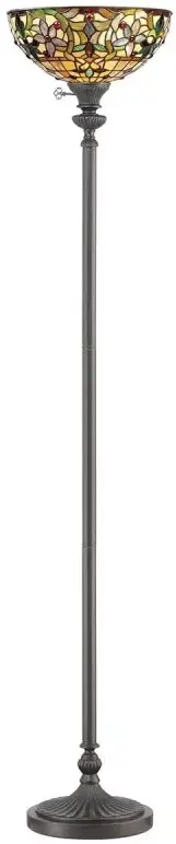 Elstead Lighting Kami lampadaire 1x60 W marron QZ-KAMI-UL