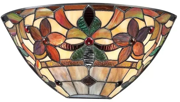 Elstead Lighting Kami applique murale 2x60 W marron QZ-KAMI-WU