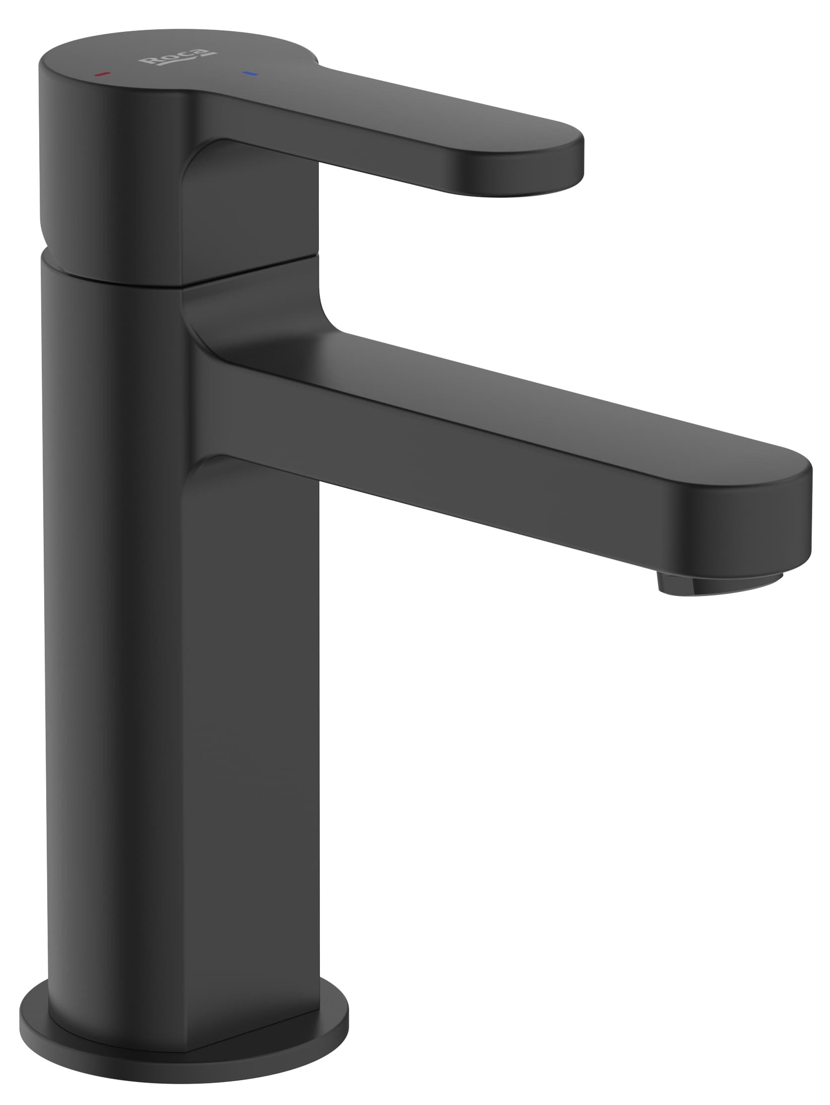 Roca l20 mitigeur de lavabo sur pied noir A5A329HNB0
