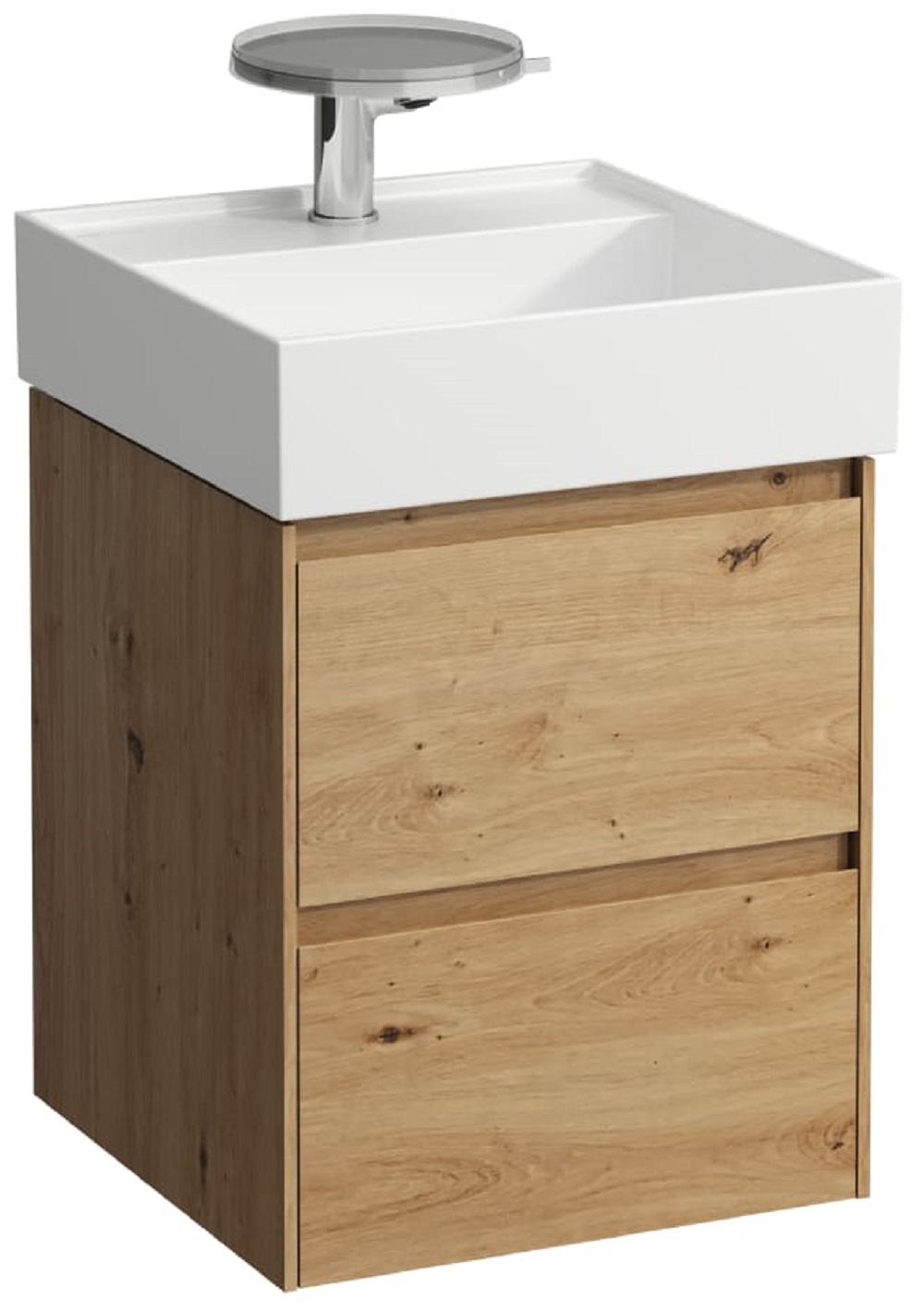 Laufen Lani armoire 43.5x45x51.5 cm sous-lavabo suspendu chêne H4039221122671