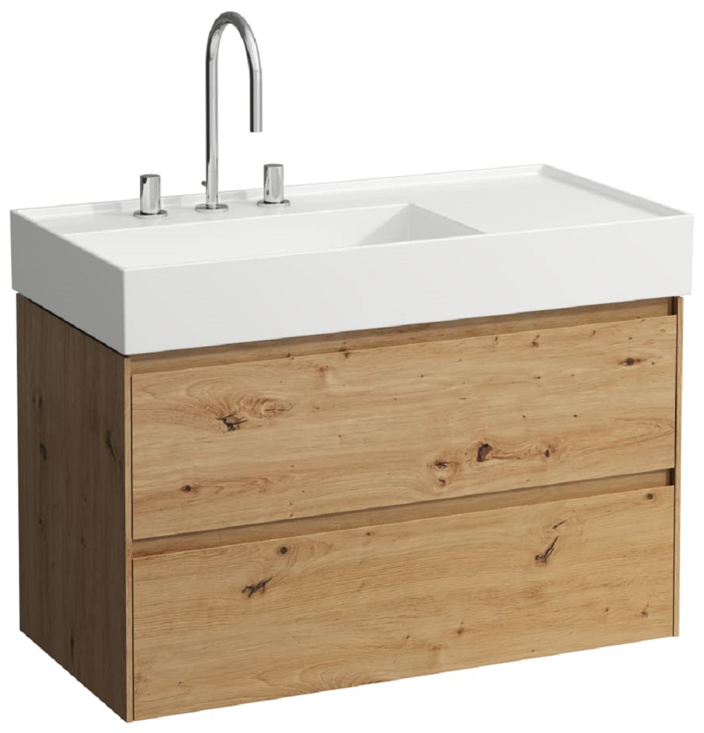 Laufen Lani armoire 88x45x51.5 cm sous-lavabo suspendu chêne H4039521122671