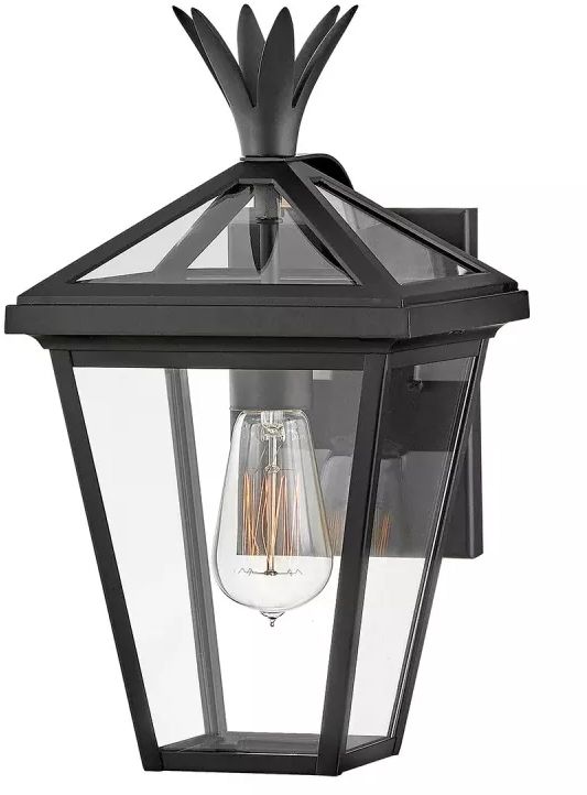 Elstead Lighting Palma applique murale extérieure 1x60 W noir HK-PALMA-S-BK