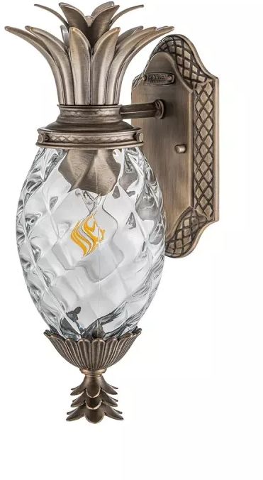 Elstead Lighting Plantation applique murale extérieure 1x40 W marron HK-PLANTATION-S-BU
