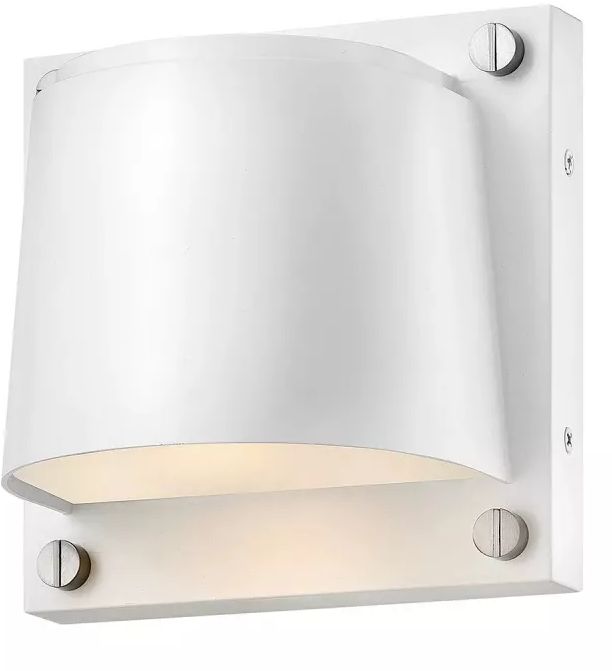Elstead Lighting Scout applique murale extérieure 1x8 W blanc HK-SCOUT-WHT