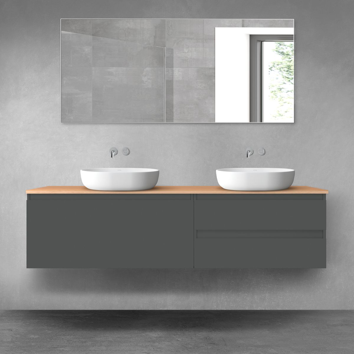 Set armoire Oltens Vernal 60001400, armoire Oltens Vernal 60015400, 63021060