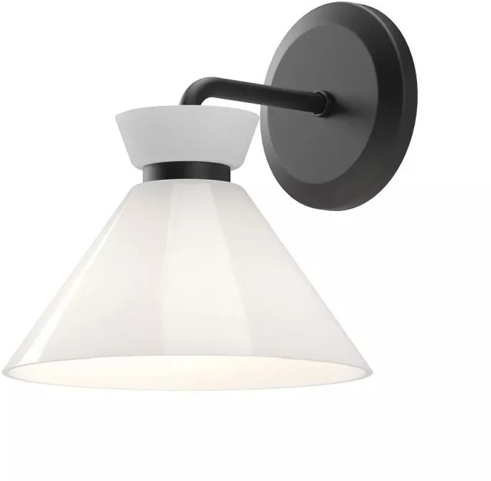 Elstead Lighting Halston applique murale 1x40 W noir ALM-HALSTON-1WB-BK