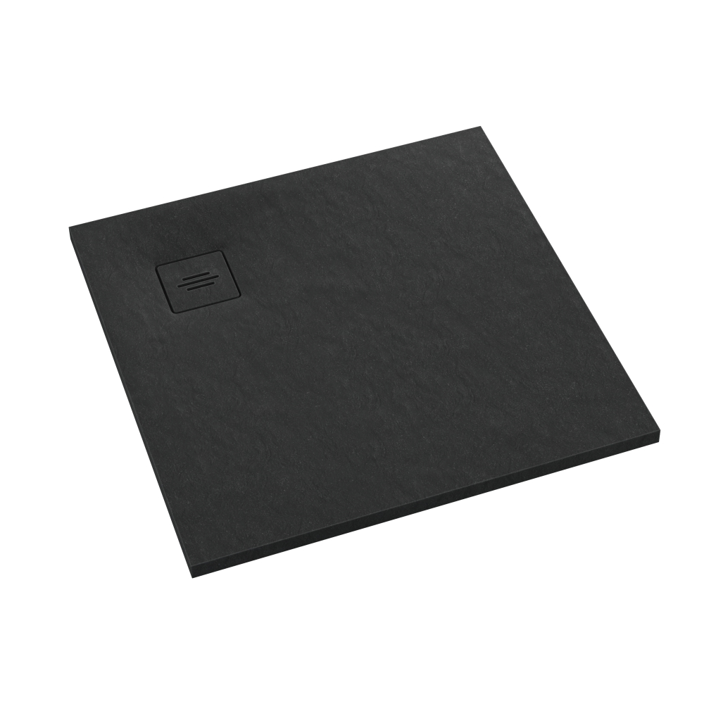Schedline Protos Black Stone receveur de douche carré 90x90 cm gris 3SP.P2K-9090/C/ST-M1/C/ST