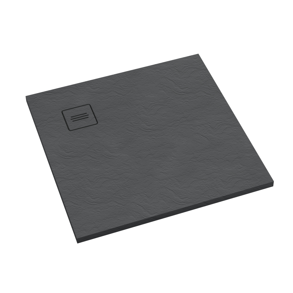 Schedline Protos Grey Stone receveur de douche carré 100x100 cm gris 3SP.P1K-100100/S/ST-M1/S/ST