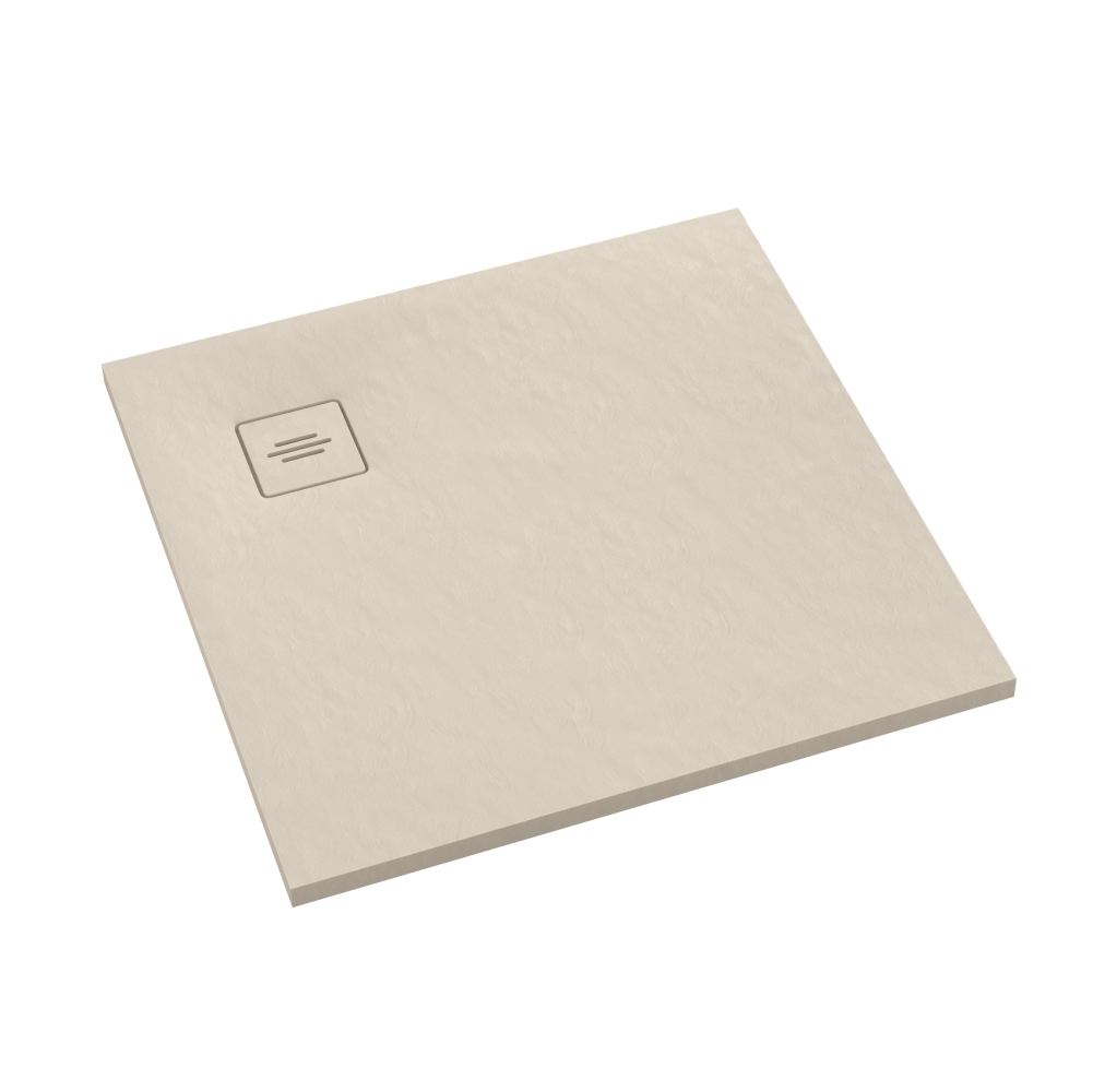 Schedline Protos Cashmere Stone receveur de douche carré 100x100 cm beige 3SP.P1K-100100/PK/ST-M1/PK/ST