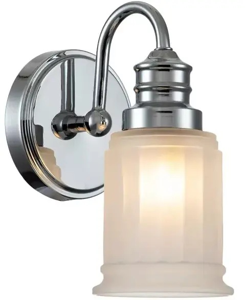 Elstead Lighting Swell applique murale 1x3 W chrome QZ-SWELL1-PC-BATH