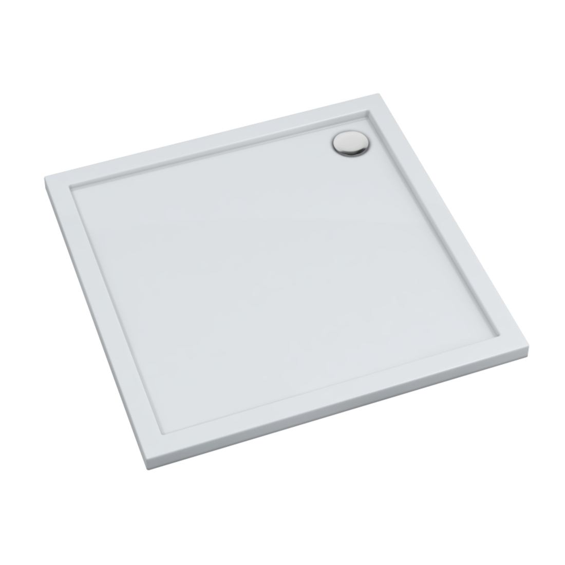 Schedline Estima receveur de douche carré 100x100 cm blanc  3SP.E2K-100100
