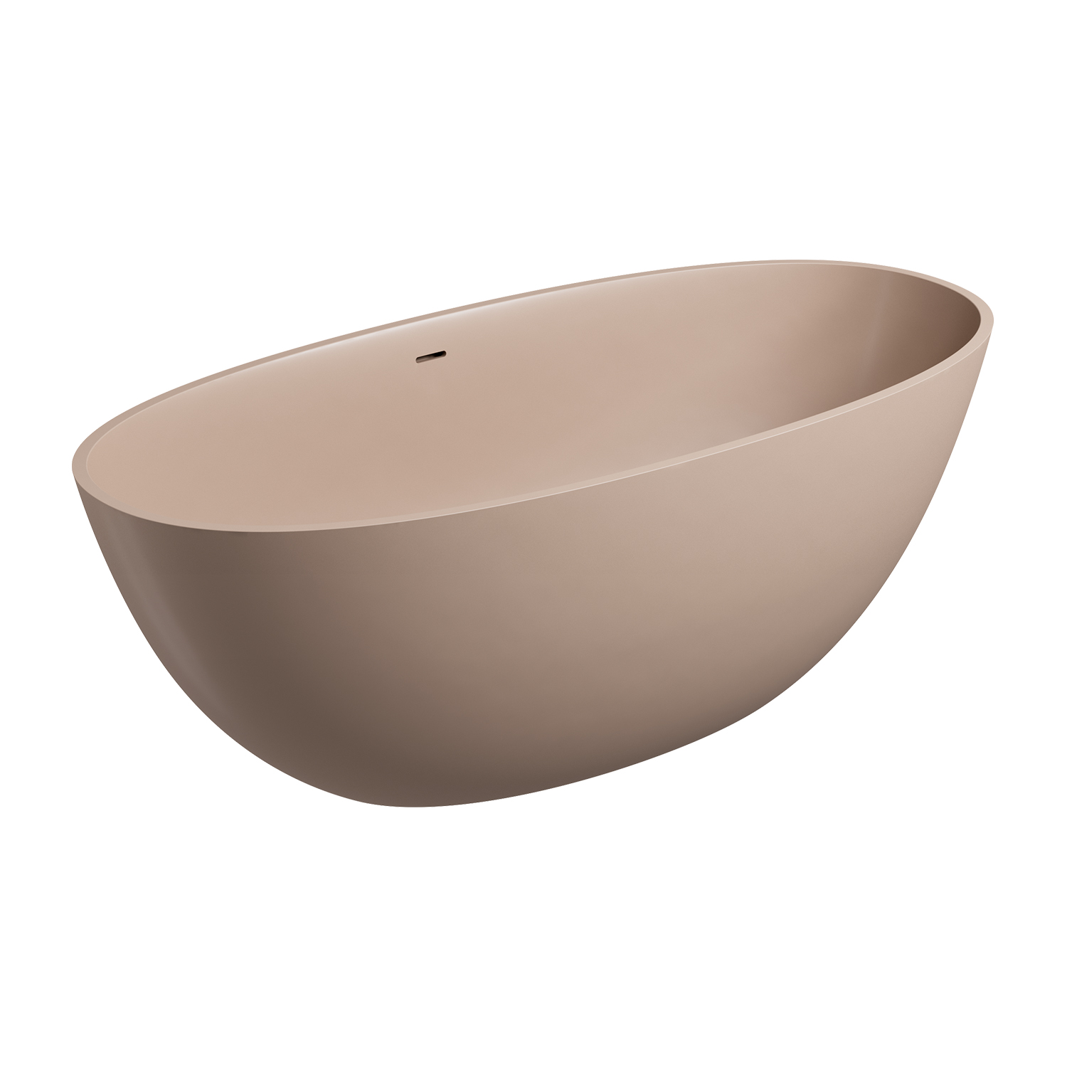 Omnires Shell M+ baignoire autoportante 160x75 cm ovale SHELLWWZPDB