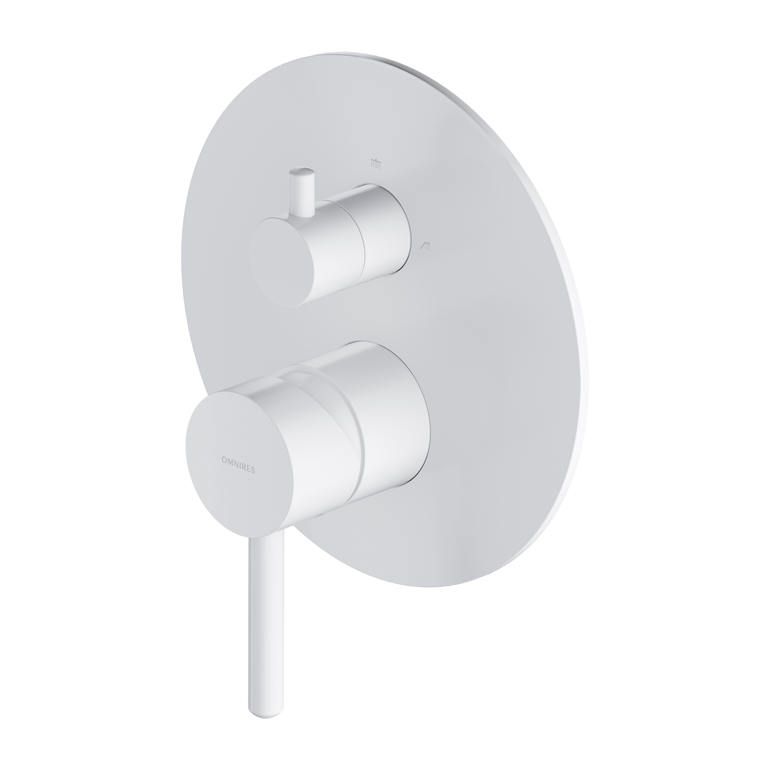Omnires Y mitigeur bain-douche encastrée blanc Y1247ROWM