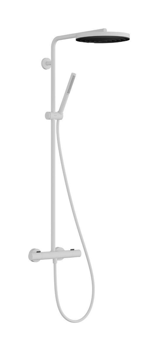 Hansgrohe Pulsify S Puro ensemble de douche mural avec thermostat oui blanc 24222700