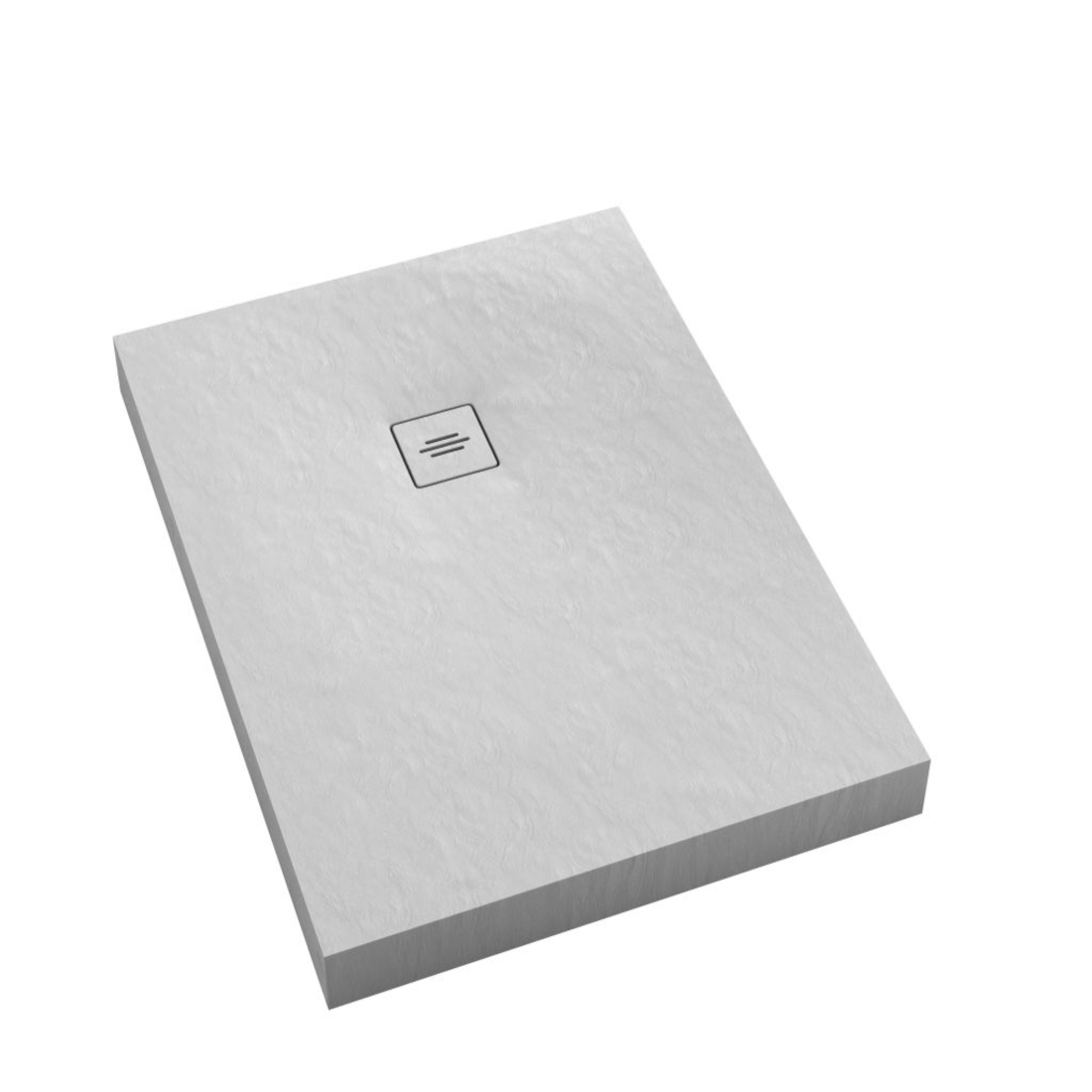 Schedline Nonlimits White Stone receveur de douche rectangulaire 120x70 cm blanc 3ST.N1P-70120/B/ST-M1/B/ST