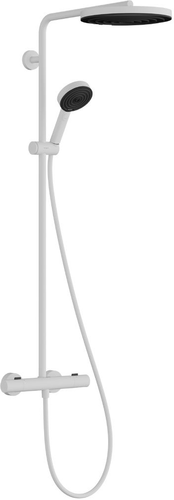 Hansgrohe Pulsify S ensemble de douche mural avec thermostat oui blanc 24236700