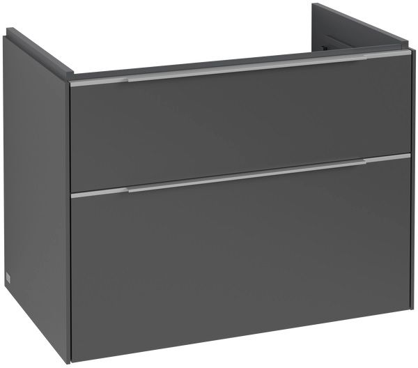 Villeroy & Boch Subway 3.0 armoire 77.2x46.2x57.6 cm sous-lavabo suspendu graphite C57400VR