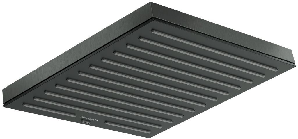 Hansgrohe Pulsify E douche à effet de pluie 26x26 cm carrée chrome-noir 24330340