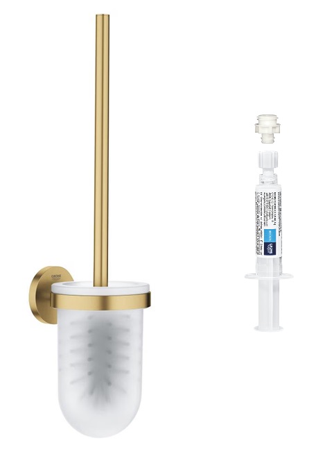 Set brosse WC Grohe Start 41185GN0, colle Grohe QuickGlue 41127000