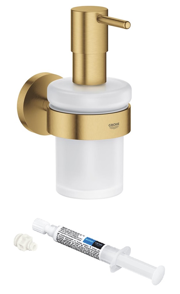 Set distributeur de savon Grohe Start 41195GN0, colle Grohe QuickGlue 41127000