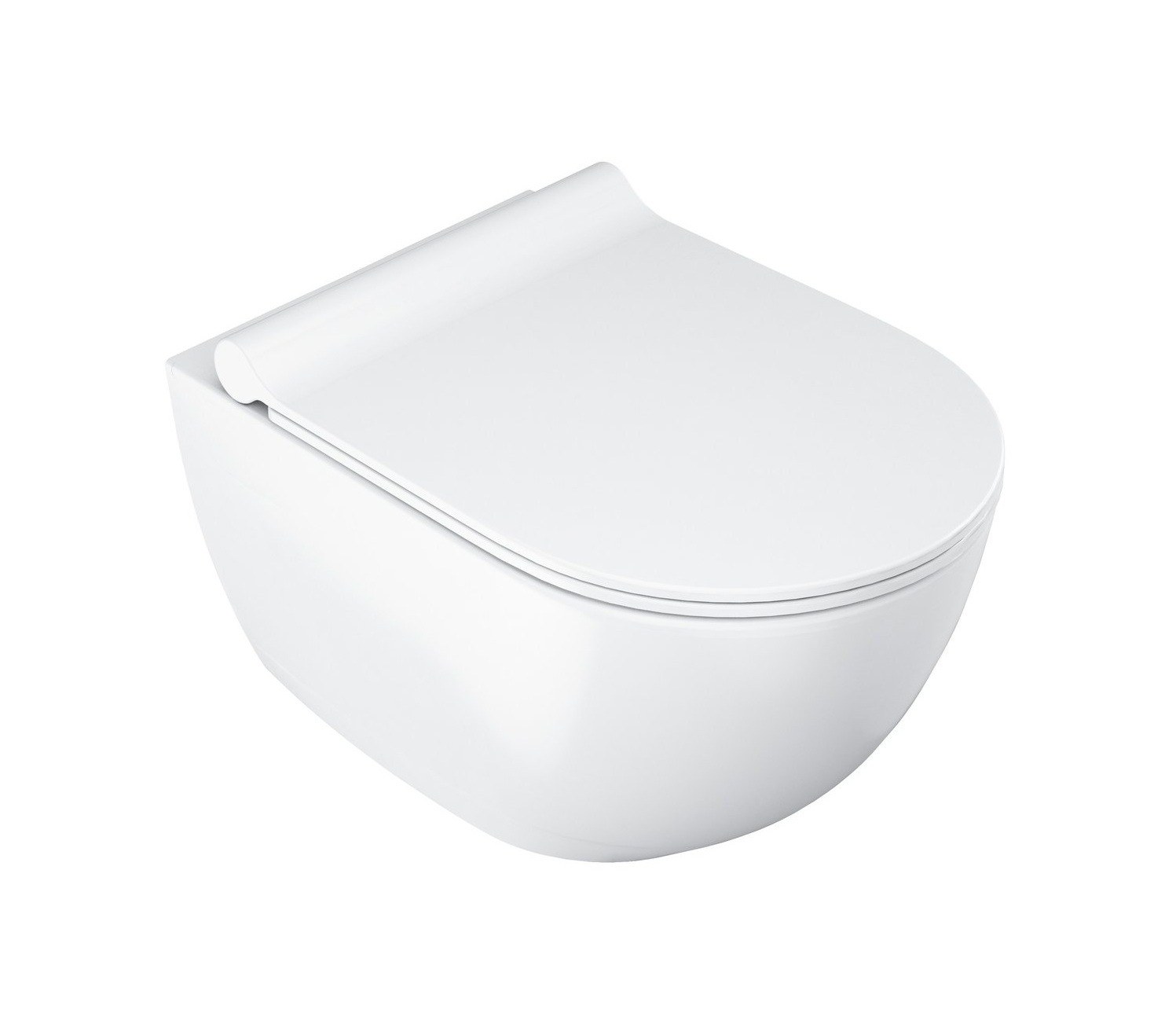 Ravak Chrome cuvette wc avec abattant à descente lente suspendue oui blanc brillant X03081