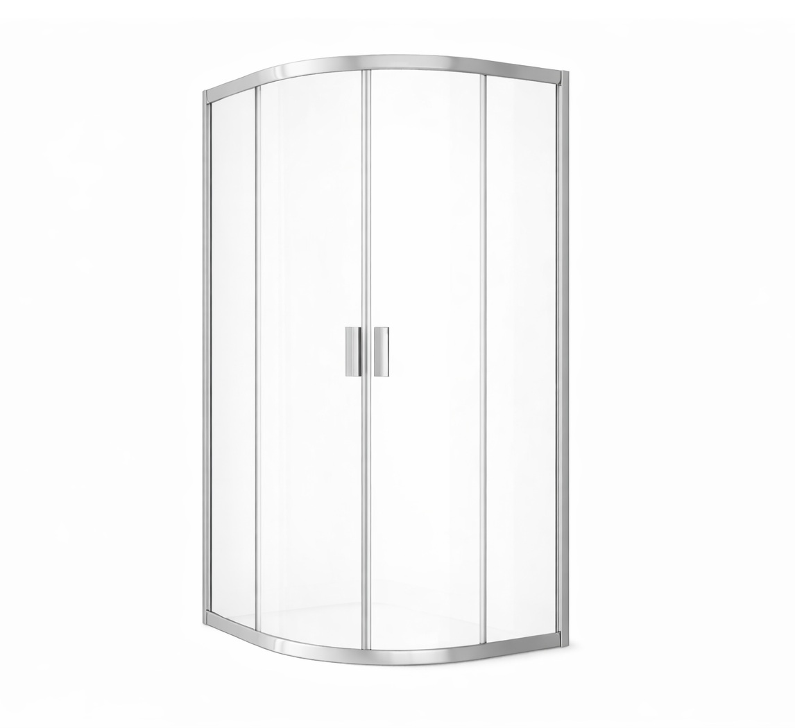 Ravak Blix cabine de douche 80x80 cm semi-circulaire chrome brillant/verre transparent 3B240C00Z1B