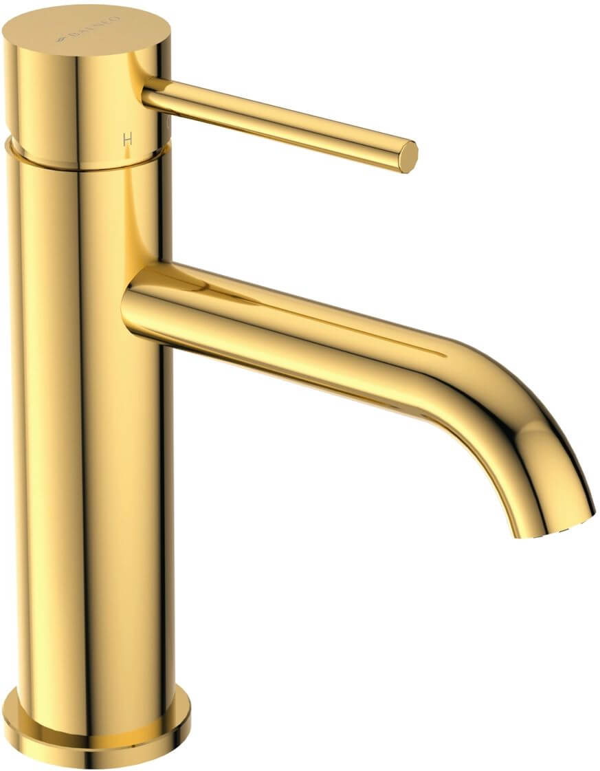 Balneo Cascade mitigeur de lavabo sur pied doré H0101030101