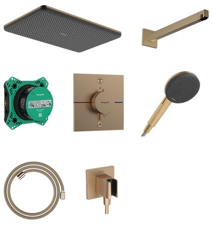 Hansgrohe Raindance Alive Q ensemble de douche encastré avec thermostat oui || 24620140