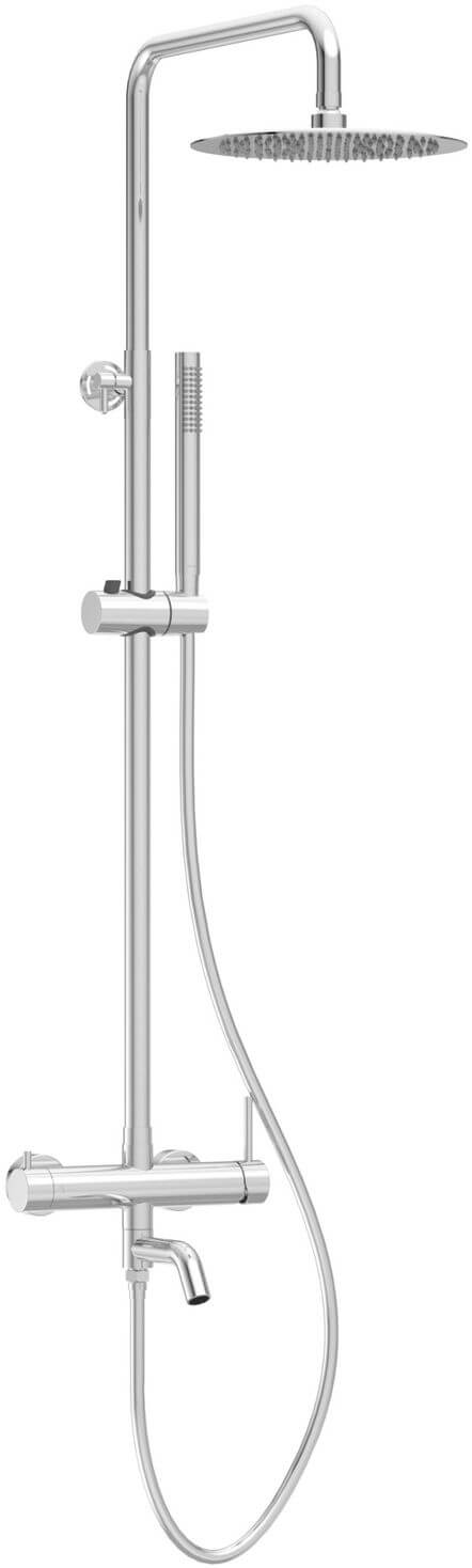 Balneo Cascade ensemble de douche mural oui chrome H0301010505