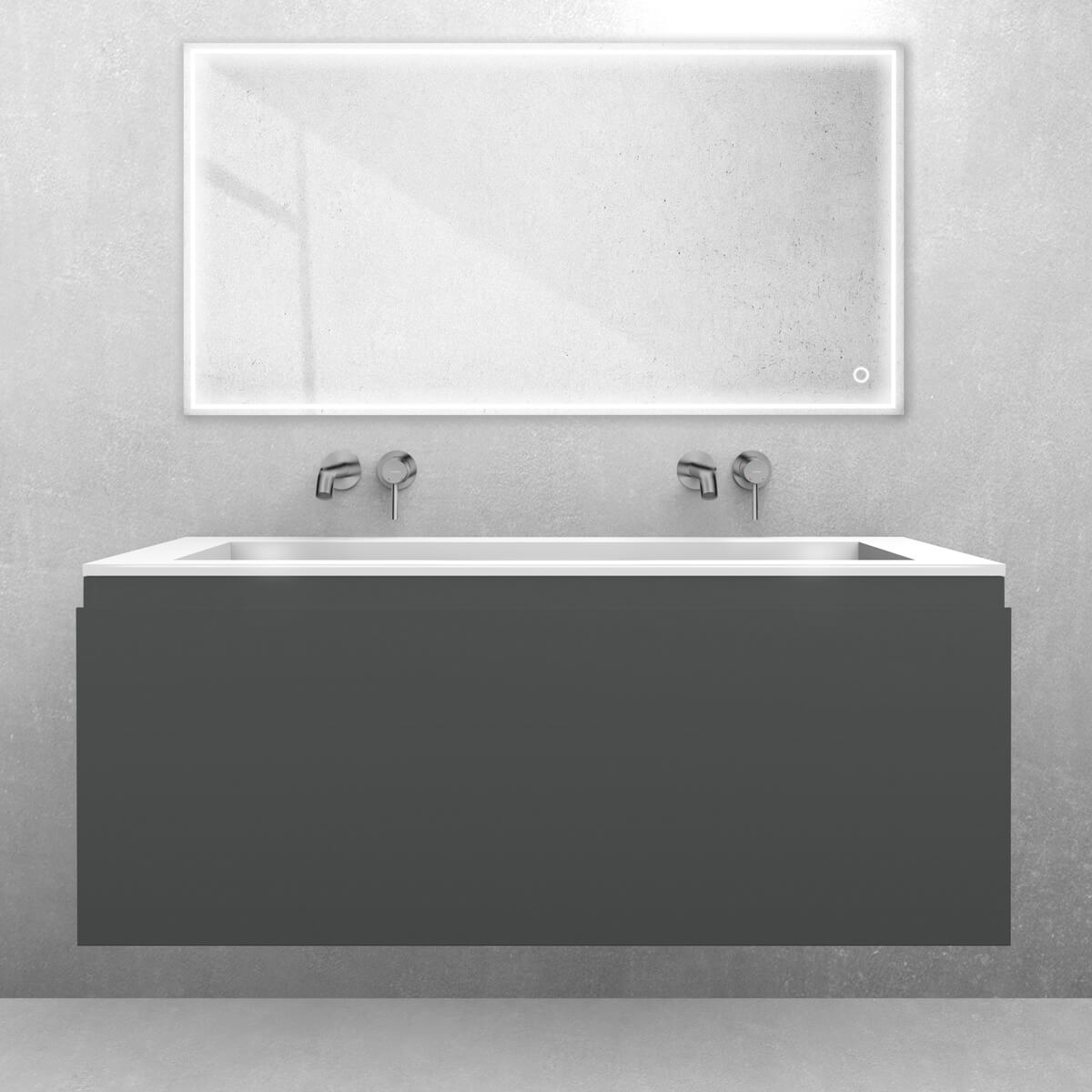 Set lavabo Oltens Stila 40204000, armoire Oltens Vernal 60016400