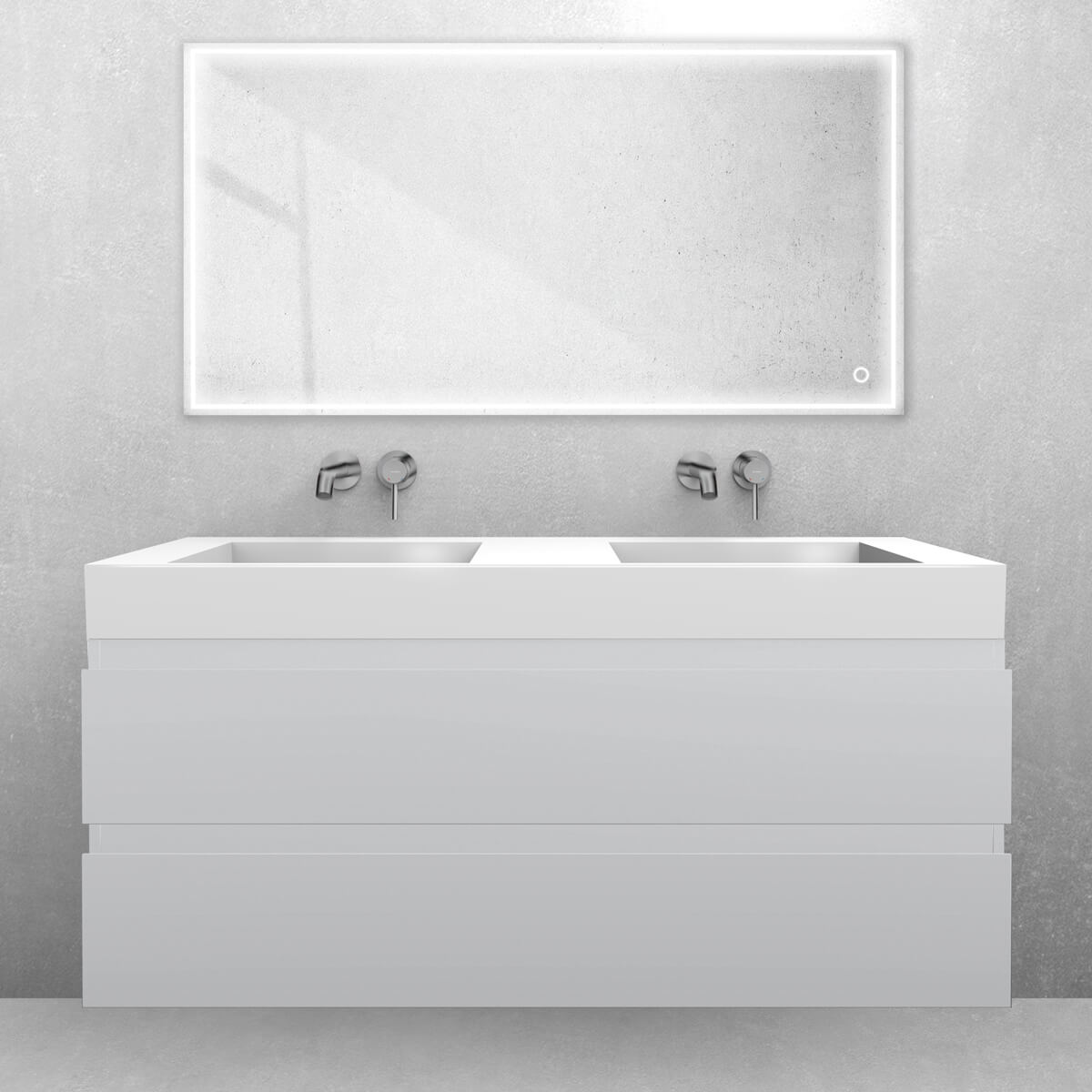 Set lavabo Oltens Stila 40004000, armoire Oltens Vernal 60019700