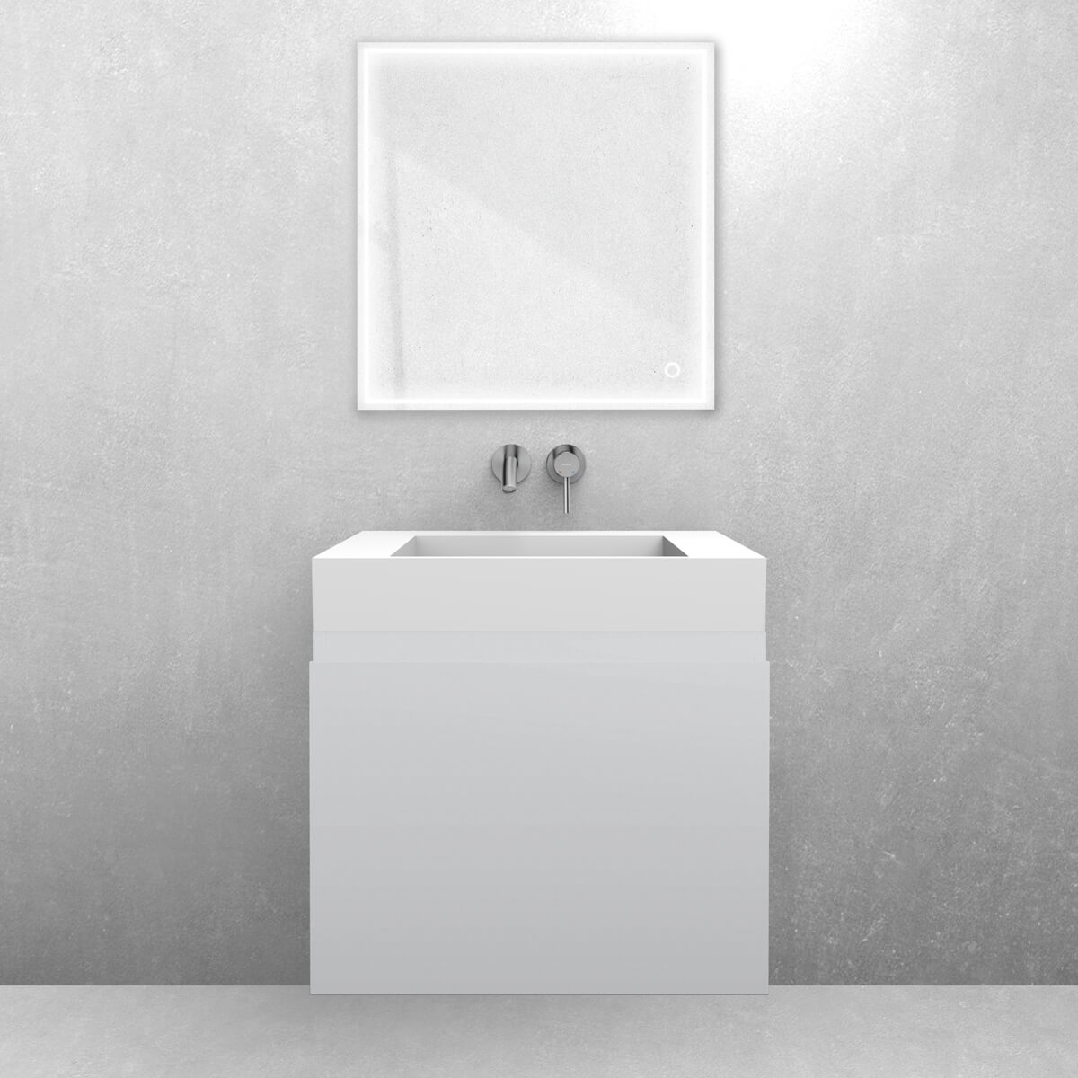 Set lavabo Oltens Stila 40000900, armoire Oltens Vernal 60013700